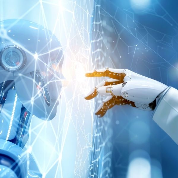 AI robotic graphic